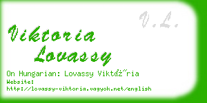 viktoria lovassy business card